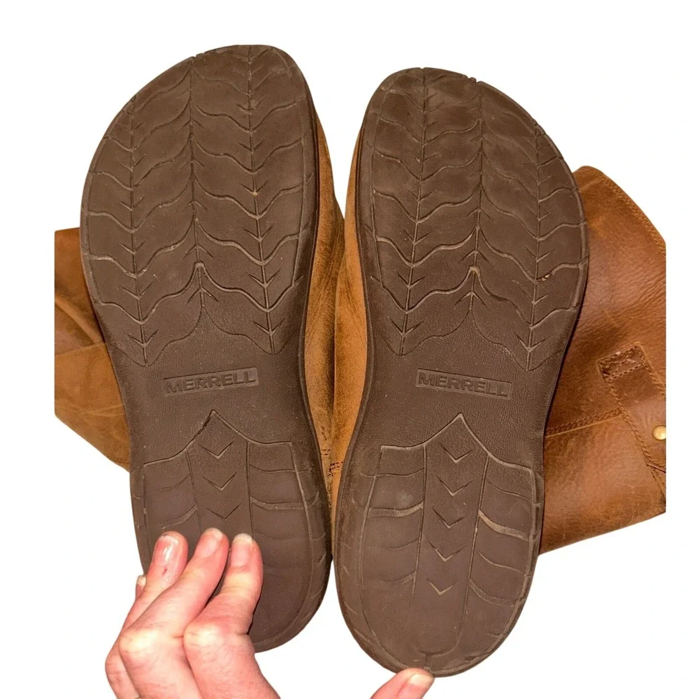 Merrell Tremblant Ezra Womens Brown Leather‎ Waterproof Mid Calf Boots J95324 9